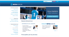 Desktop Screenshot of grupomutua.es